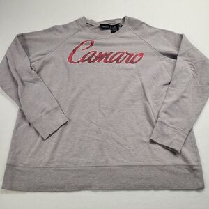 Apostasil 90s‎ Chevrolet Camaro Gray Sweatshirt Graphic Crewneck Womens XXL